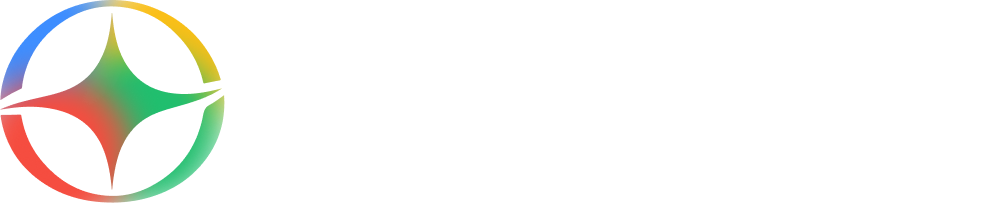 Logo horus blanco texto