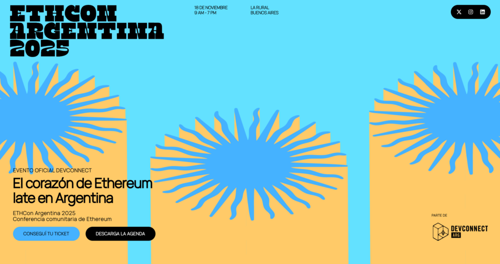 Ethcon Devconnect — Diseño web WordPress — Horus Web Design 2