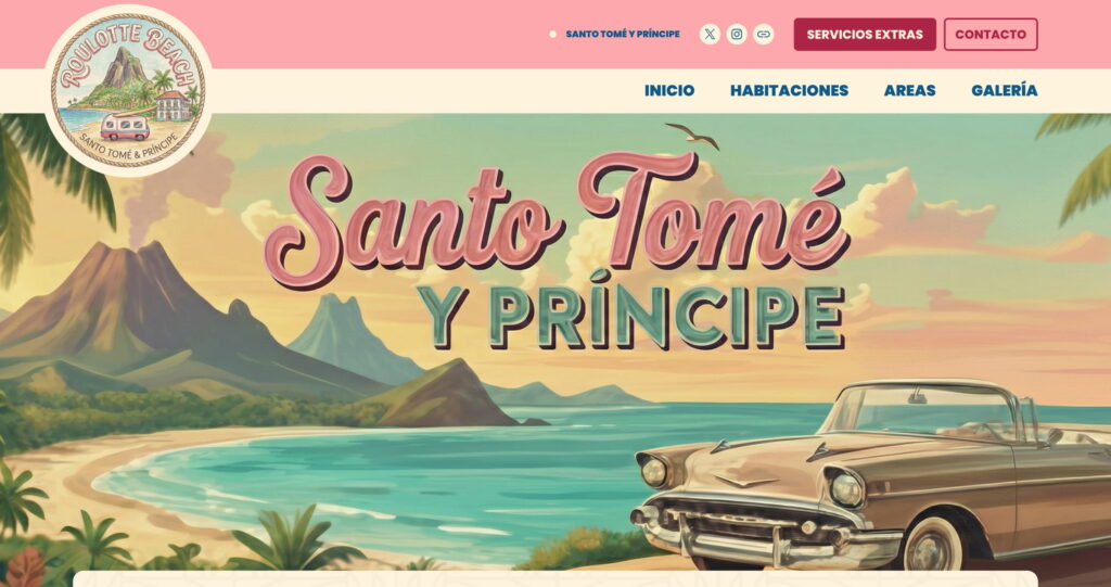 Roulotte Beach — Diseño web WordPress — Horus Web Design