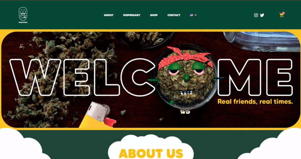 Weedudes — Diseño web WordPress — Horus Web Design