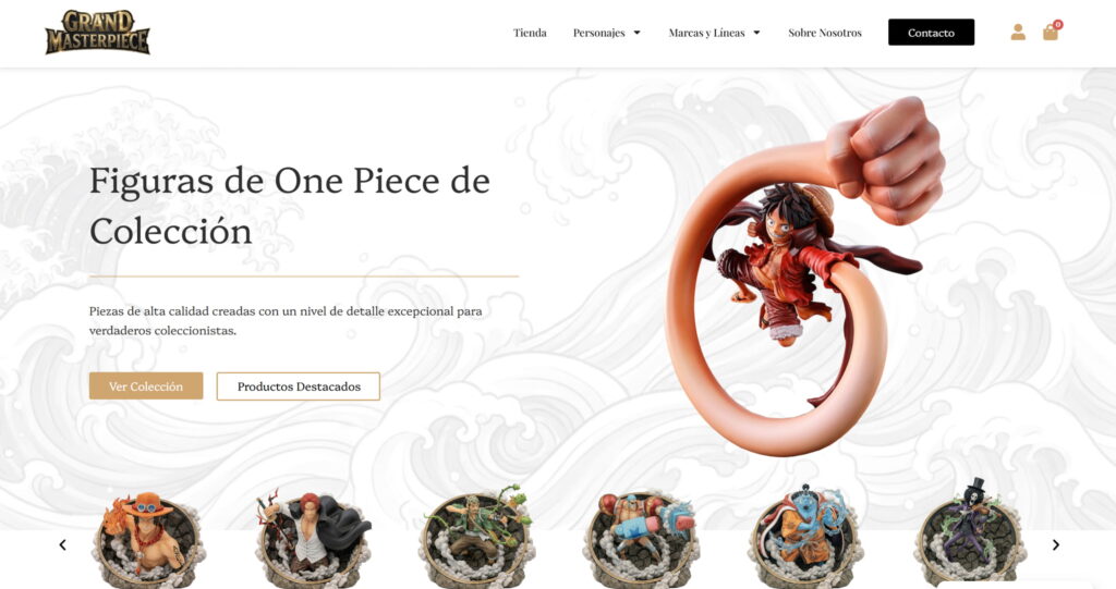 Grand Masterpiece — Diseño web WordPress — Horus Web Design